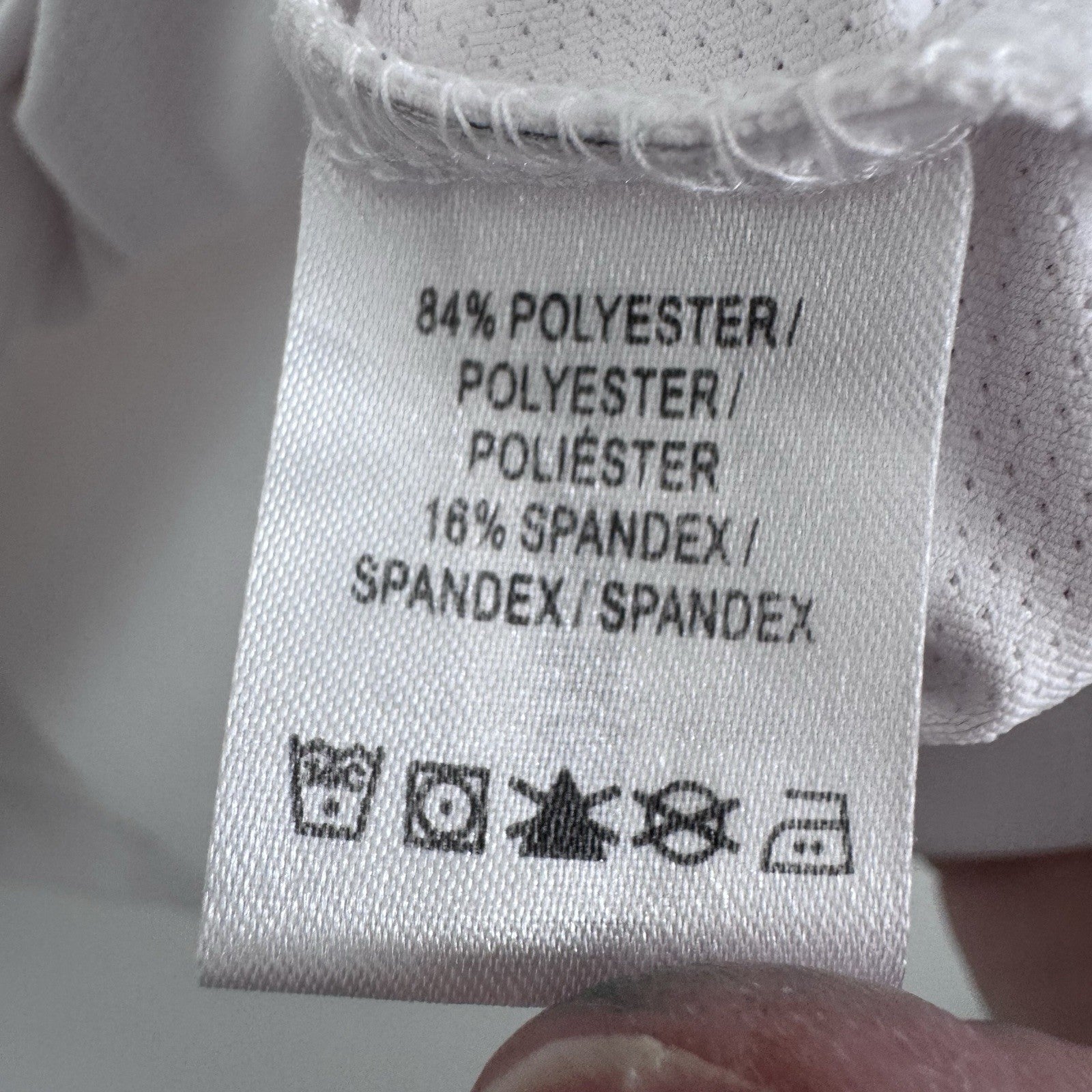 Fairway & Greene Sleeveless Golf Polo Top Women’s S White Striped Collar