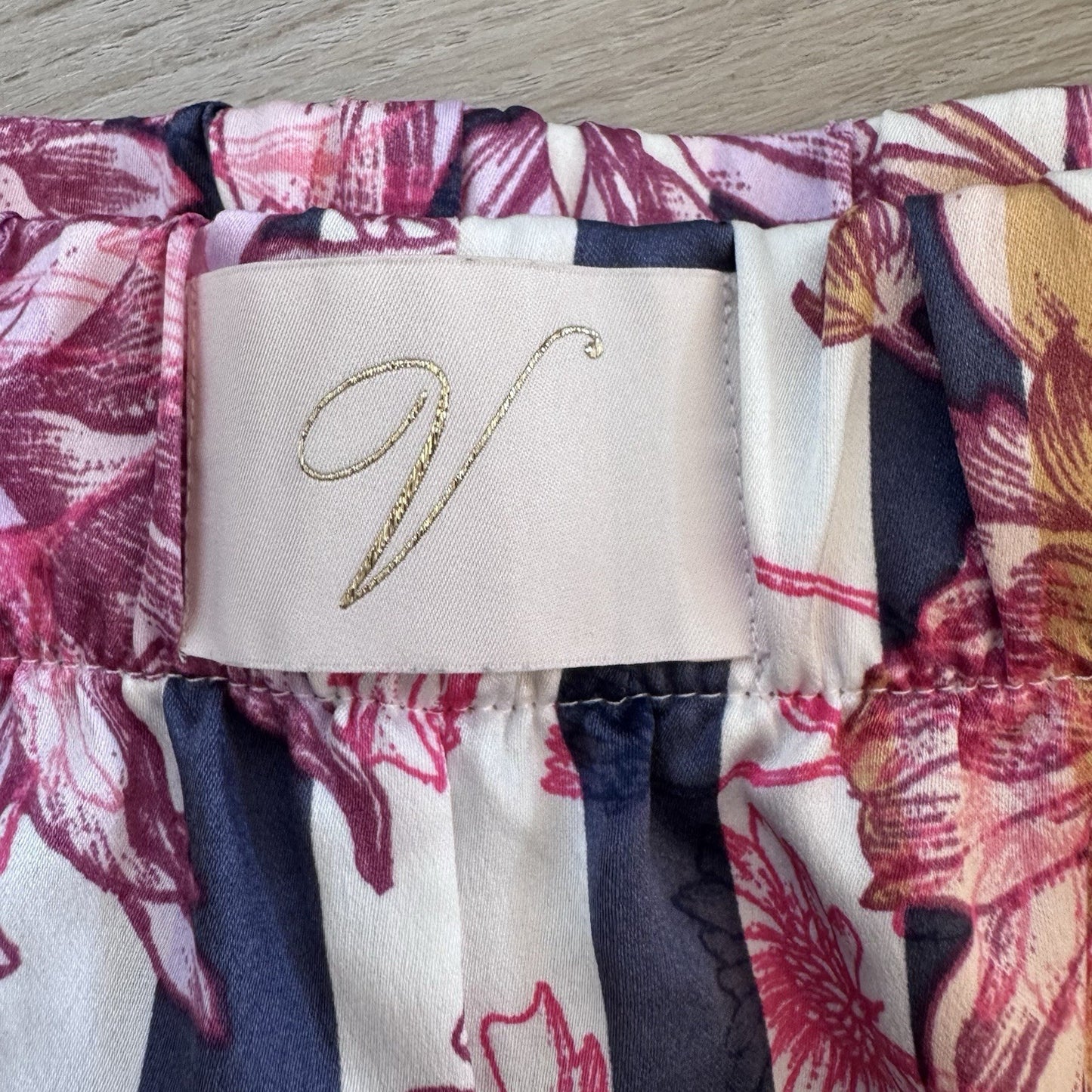 Victoria’s Secret Floral Stripe Pajama Shorts Women’s Small Lounge Sleepwear