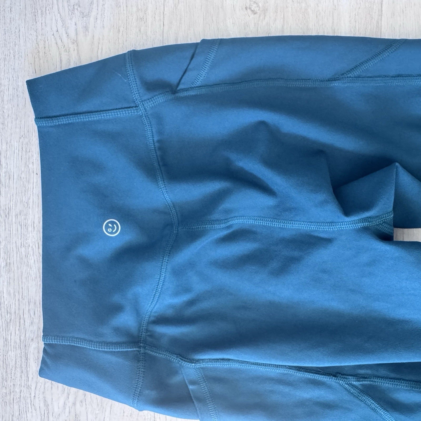 Gilly Hicks Leggings Women Small Teal High Rise Stretch Recycled Activewear 