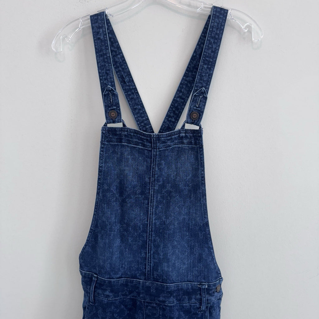 Hollister Denim Overalls Womens Small Acid Wash Skinny Stretch Bib Jeans