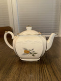 Vintage Sadler Rose Cube Teapot With Lid. England Made- Rare