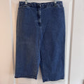 Charter Club Pedal Pusher Denim Capri Jeans Women’s 12 Stretch Blue