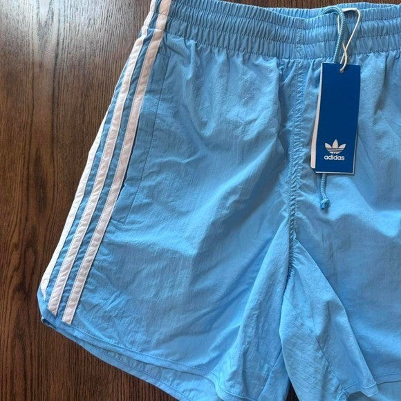 NWT XXL Adidas Originals Sprinter Shorts Blue Men's Trefoil 3-Stripes