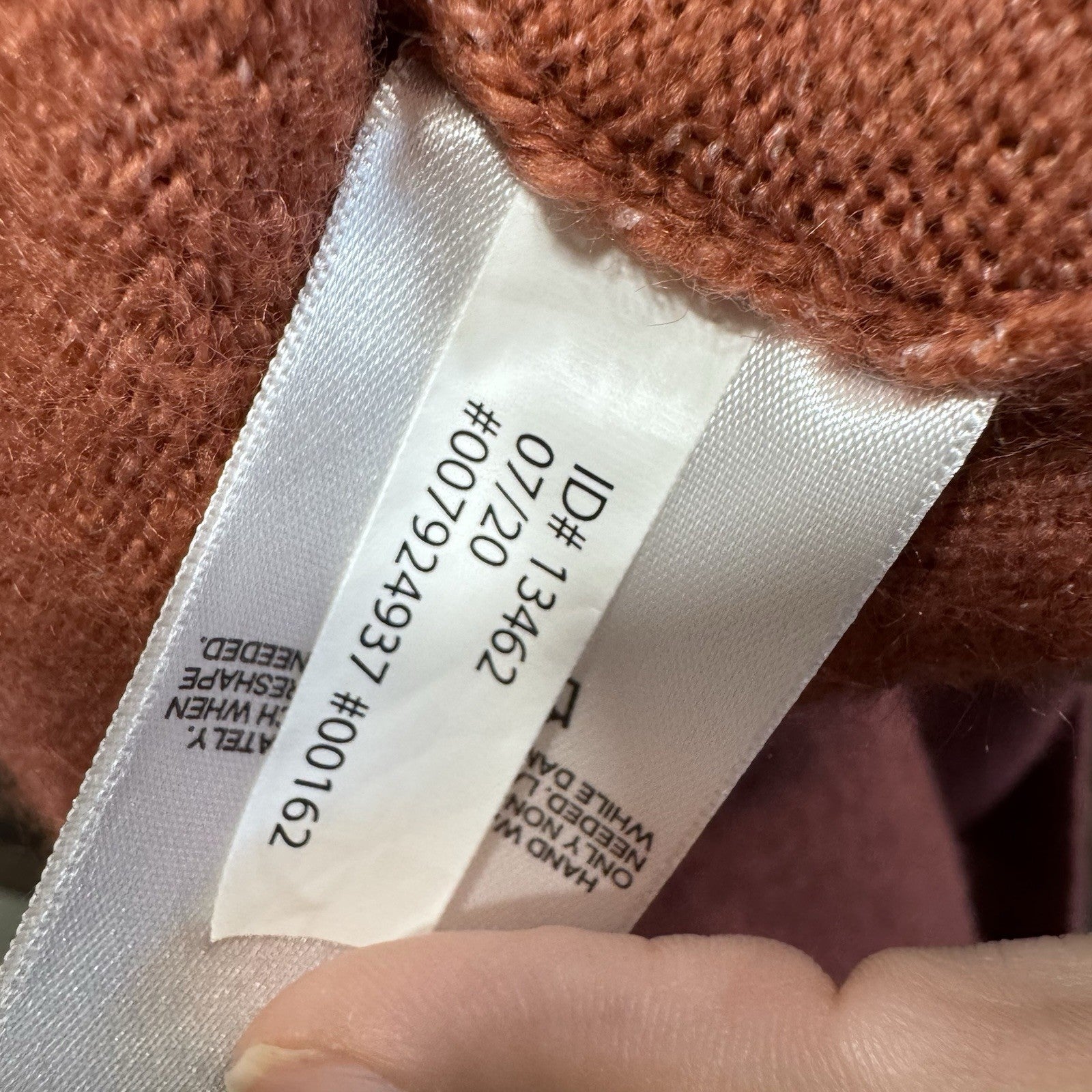 Express Rust Red Long Sleeve Sweater Dress Women’s Small – Soft Knit