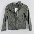 Abercrombie & Fitch Olive Utility Jacket M Hooded Y2K Military Women’s