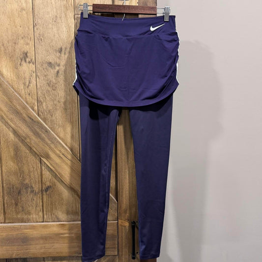 Nike Dri-FIT Skirted Leggings - Purple, Size Small