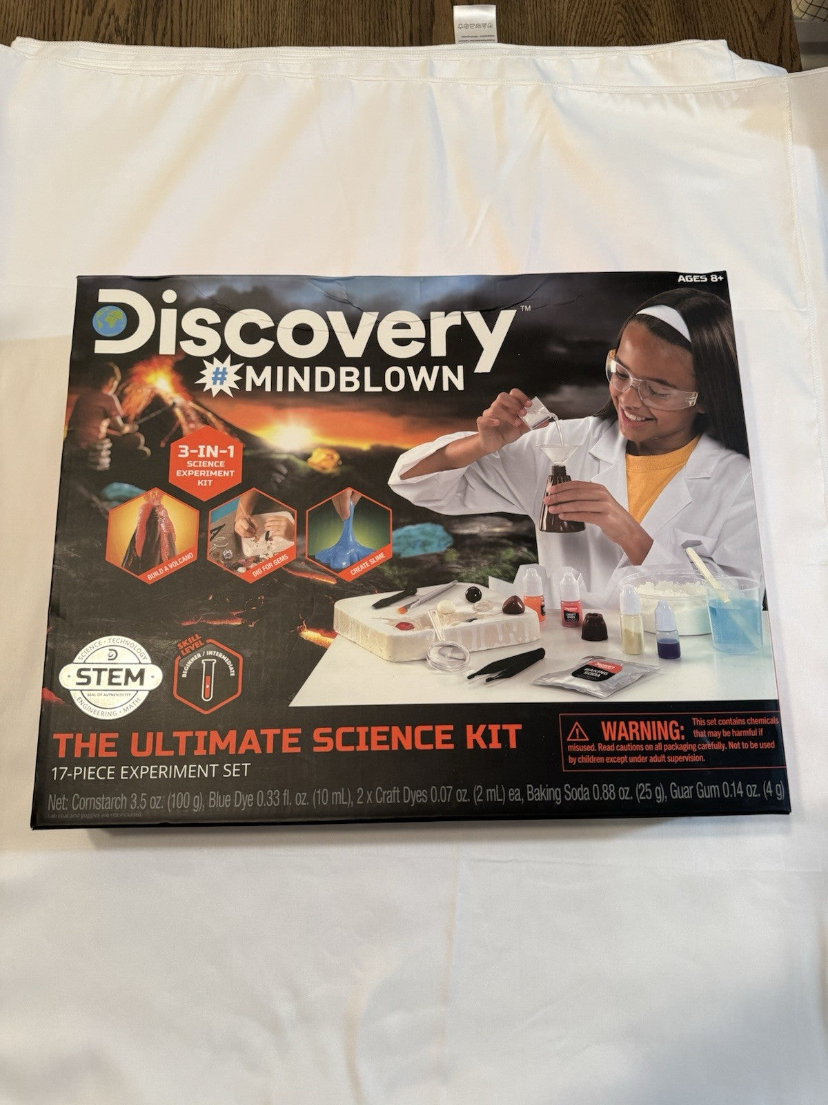 Discovery #MINDBLOWN Ultimate 3-IN-1 Science Experiment STEM Kit - New - Ages 8+
