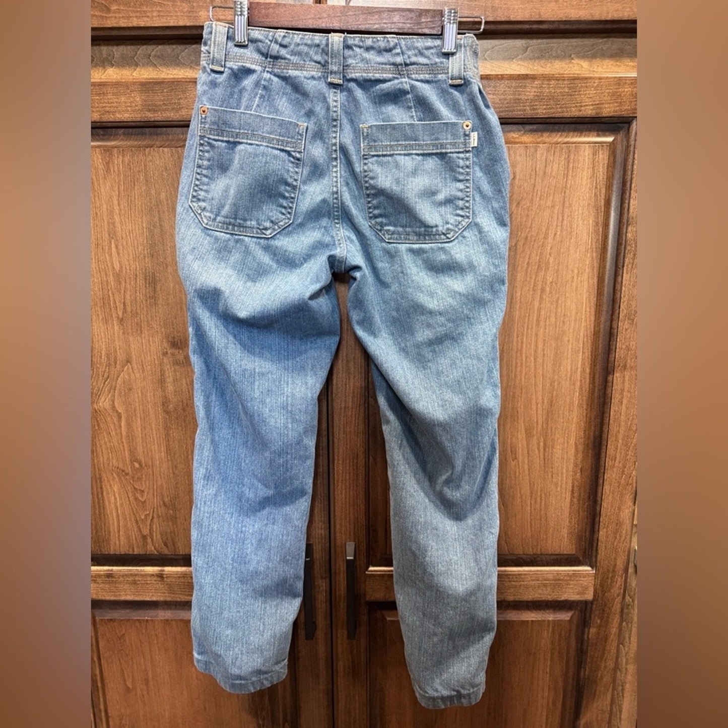 L.L. Bean Favorite‎ Fit Blue Jeans Size 2P Straight Leg