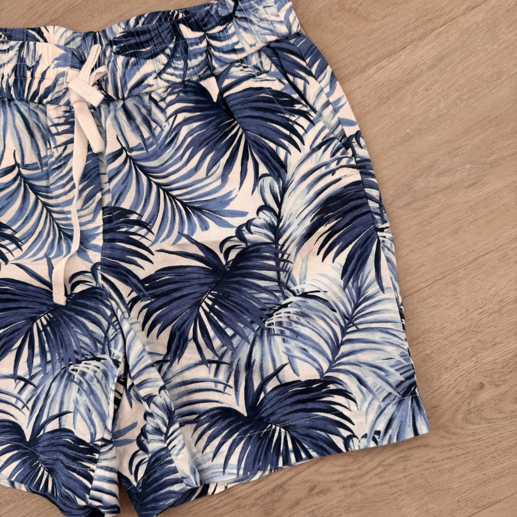 Talbots XS Shorts Bundle Lot 3 Tropical Pull On Summer Casual Linen