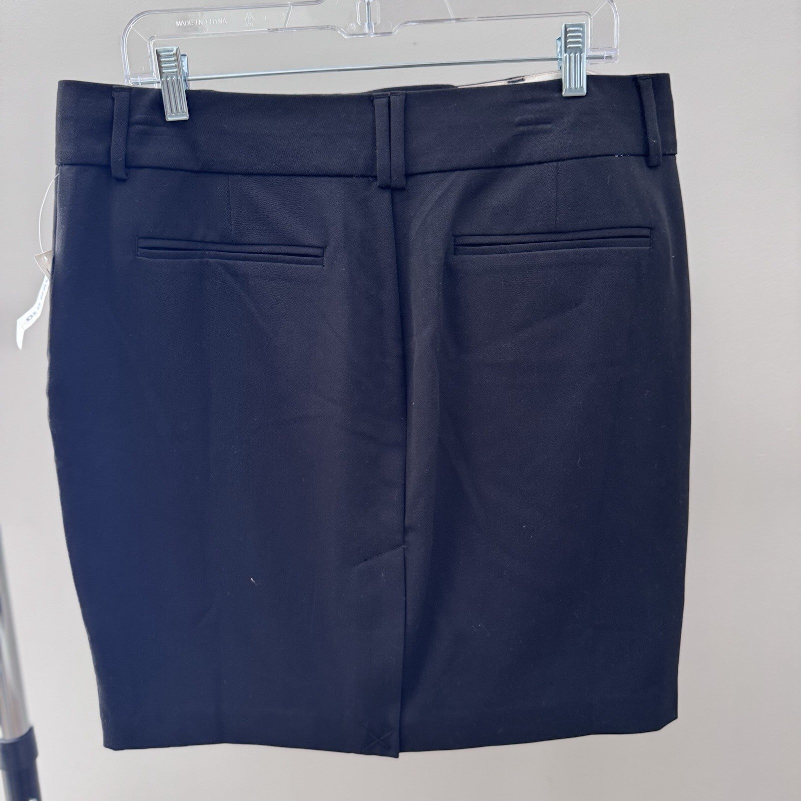 NWT Old Navy Black Polyester Rayon Stretch Skirt Size 12