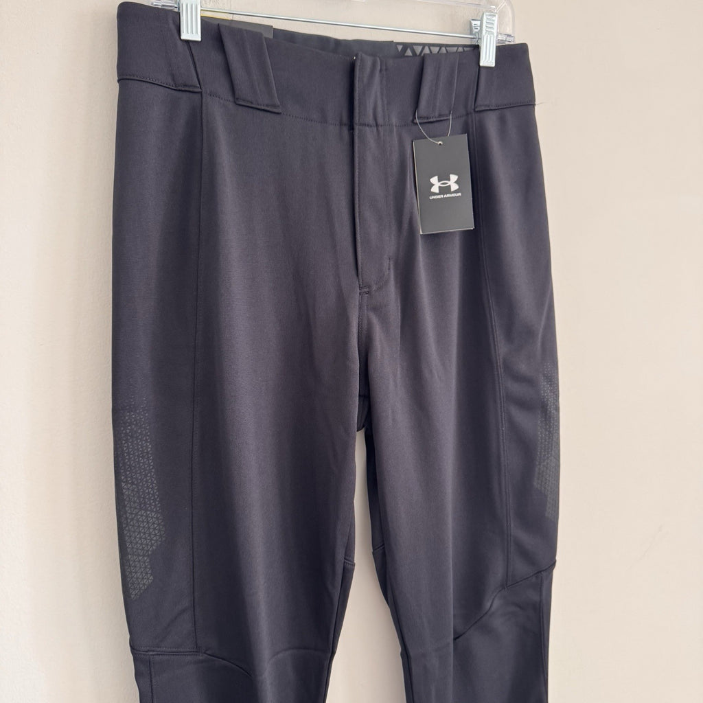 NWT Under Armour Men's Medium Vanish Pro Baseball Pants Tapered Fit Black
