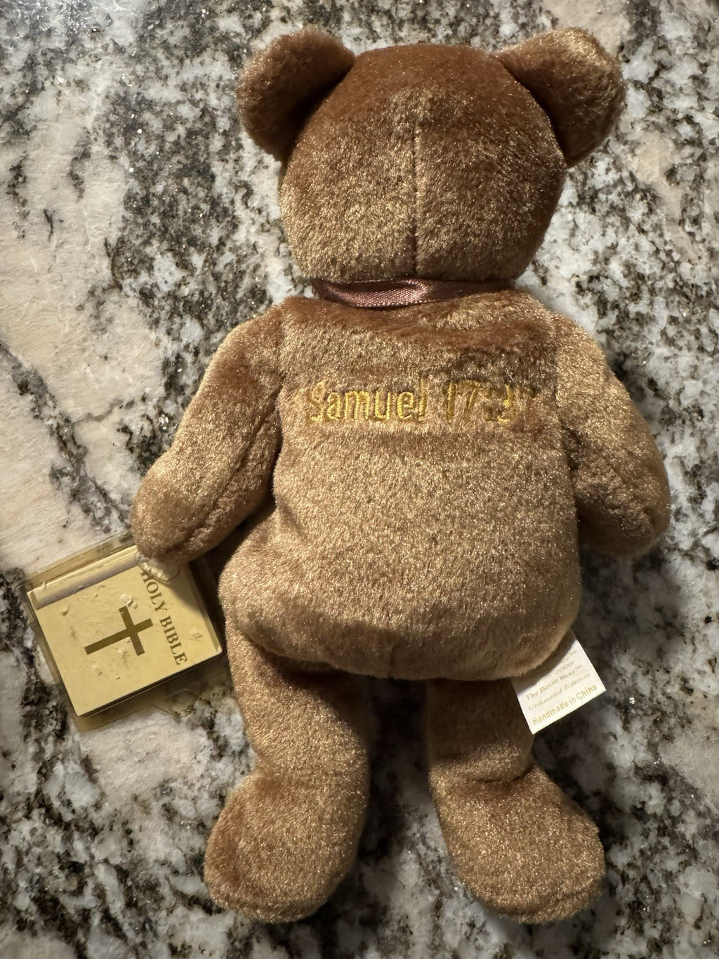 Excellent The Holy Bears Beanie Plush David Bear Samuel 17:37 Vintage