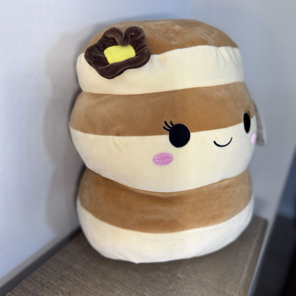 Squishmallow RARE  Rayen Pancake Plush Rayen 12” Stuffed Animal Kellytoy NWT