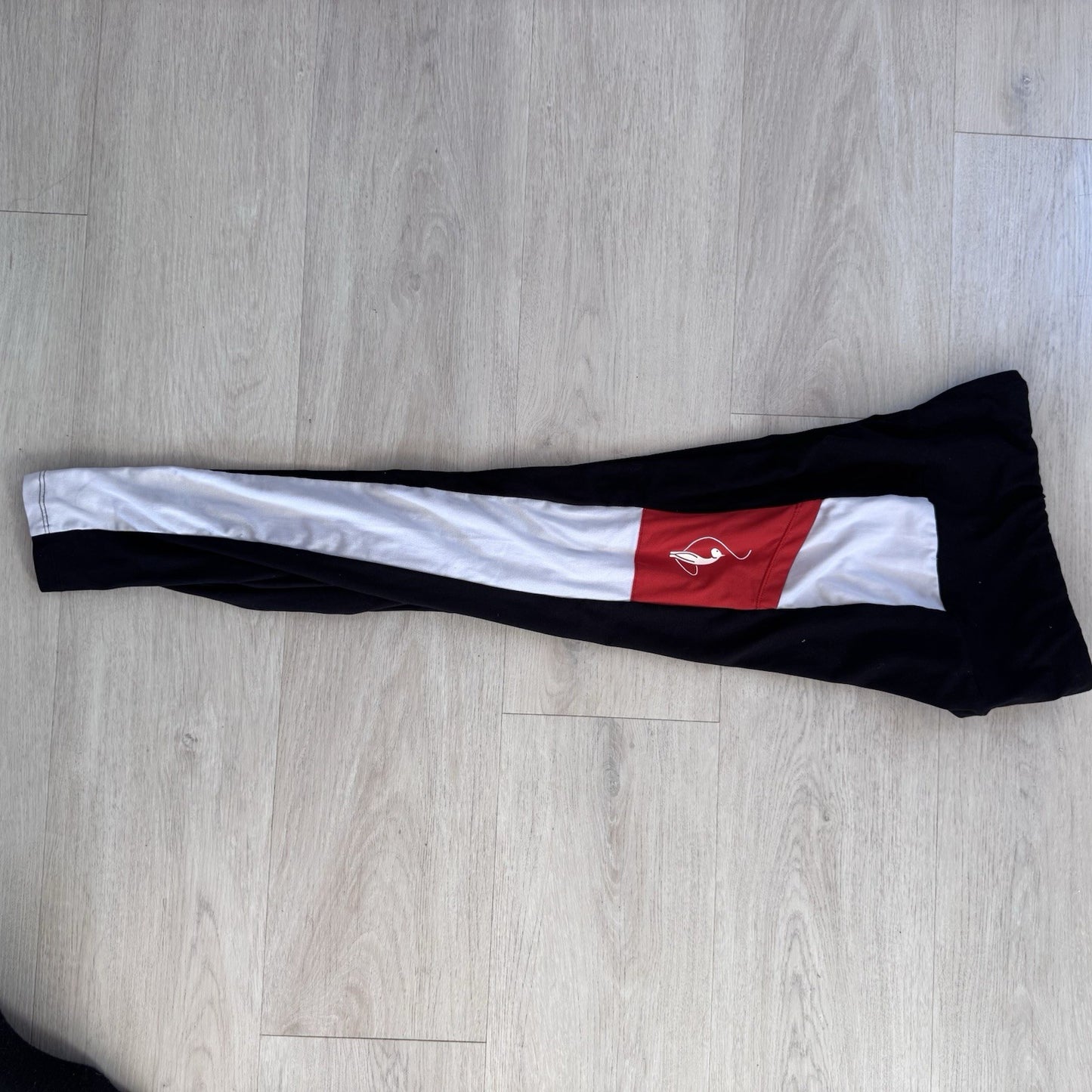 Baby Phat Logo Leggings Womens Small Black Colorblock Y2K Stretch Active