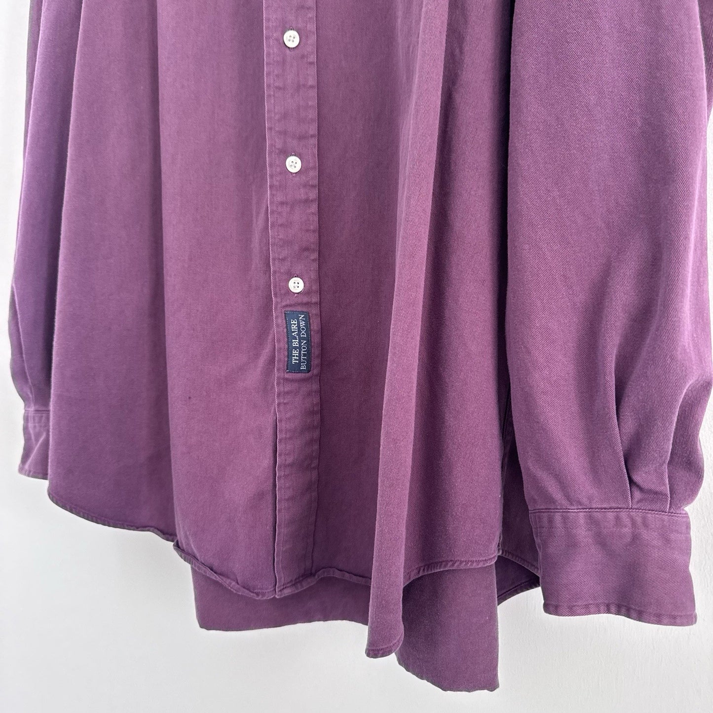 Polo Ralph Lauren LT Purple Button Down Shirt Cotton Classic Fit 