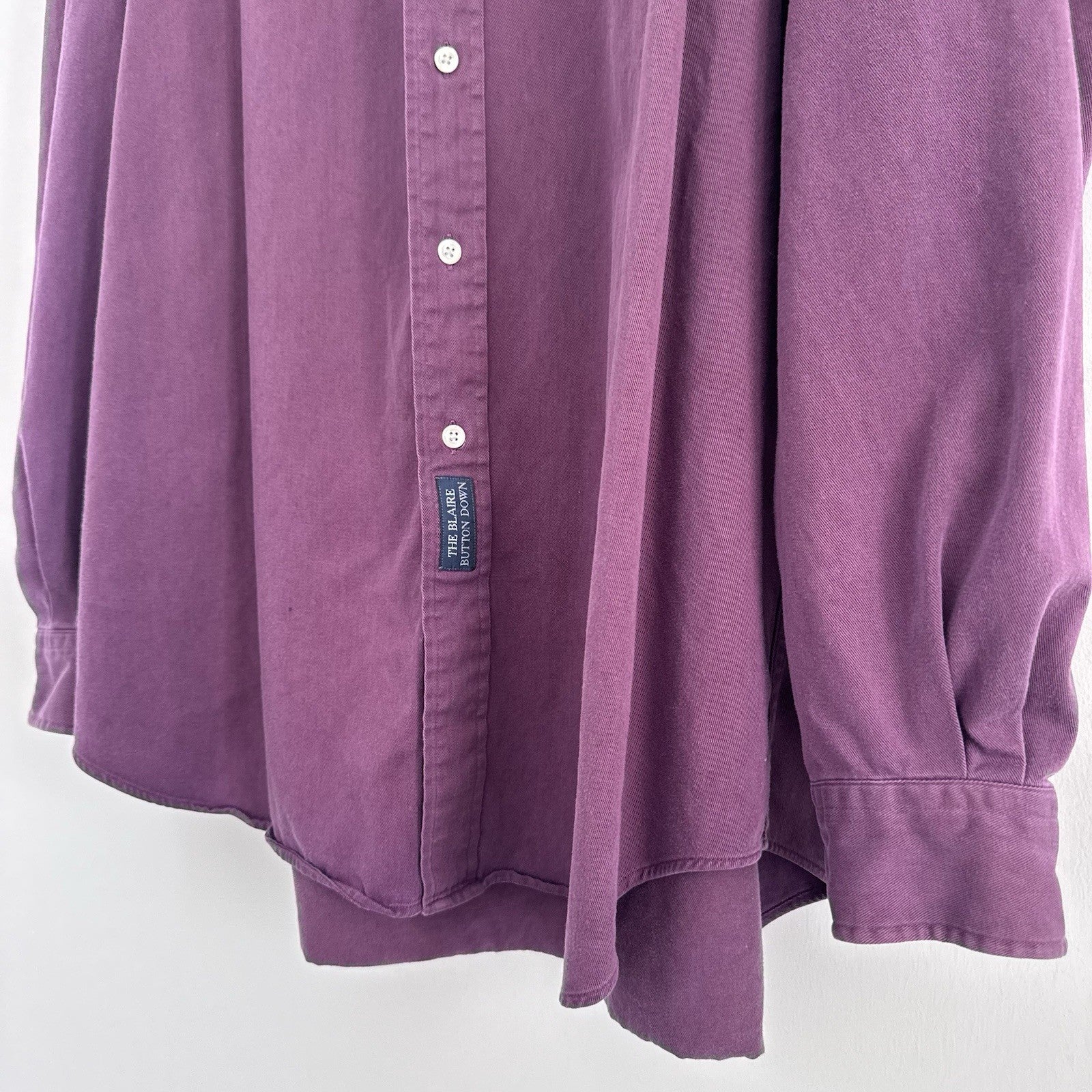 Polo Ralph Lauren LT Purple Button Down Shirt Cotton Classic Fit 