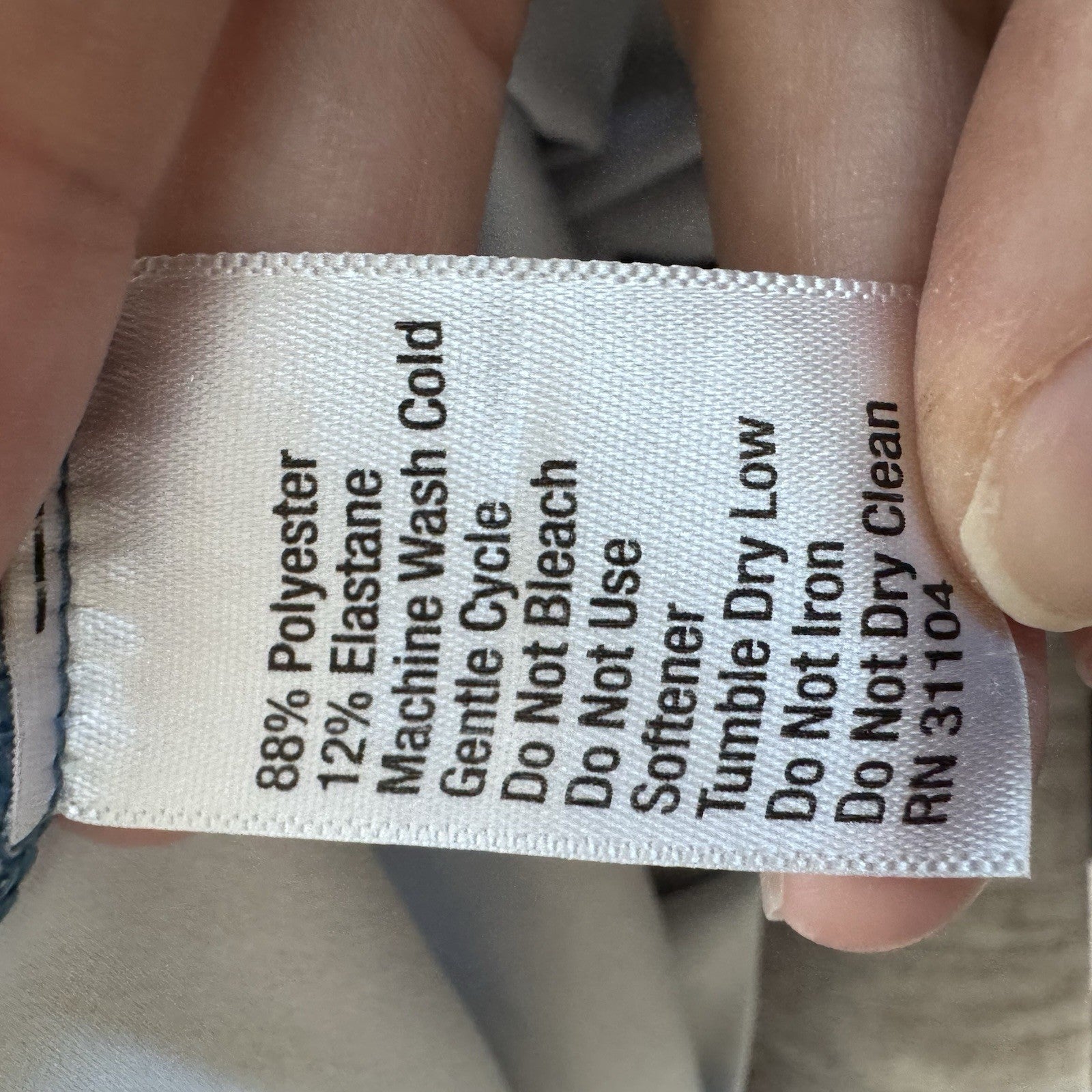 Zelos Women’s Leggings Small Blue Geometric Print Stretch Athletic Yoga Pants 