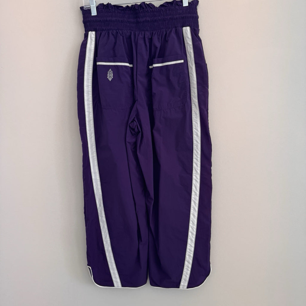 Free People FP Movement Women’s Small Dark Amethyst Wayside Jogger Pants NEW