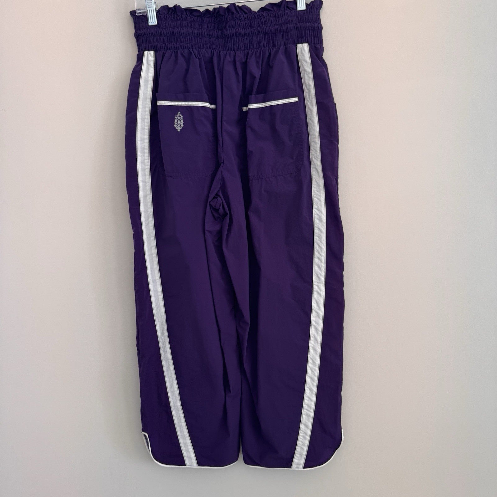 Free People FP Movement Women’s Small Dark Amethyst Wayside Jogger Pants NEW
