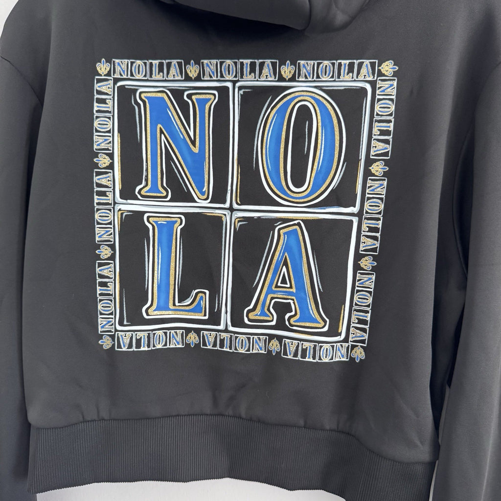 Women’s Desiree Collection NOLA Cropped Hoodie Size S Black NWT