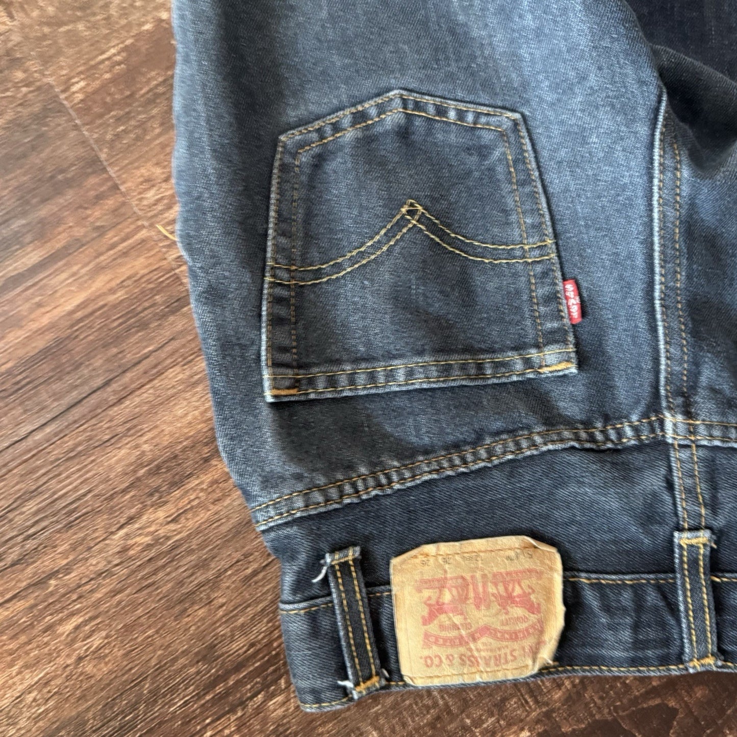Levi’s 514 Straight Jeans Boys 12 Reg W26 L26 Blue Denim Made in Tanzania