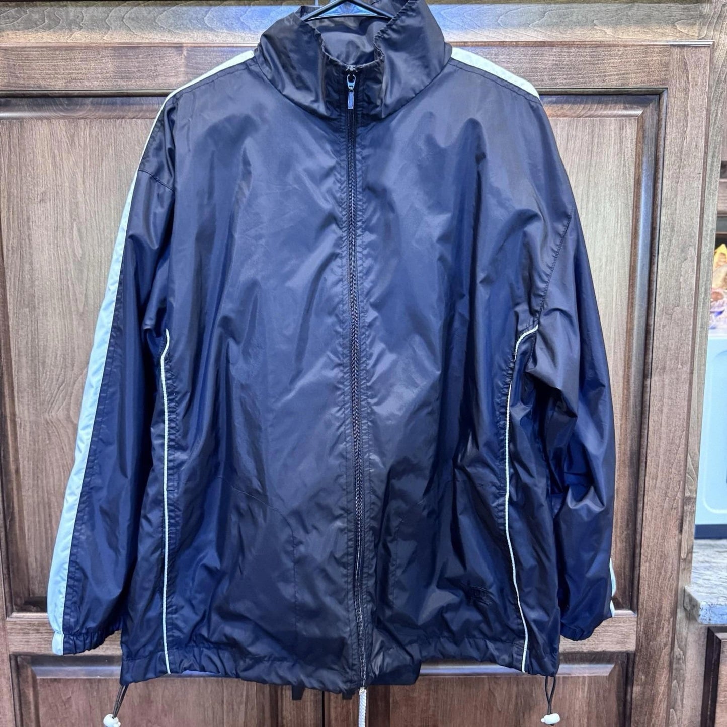 Vintage Wilson Windbreaker Tracksuit  L – Black Jacket & Pants, 90s VTG