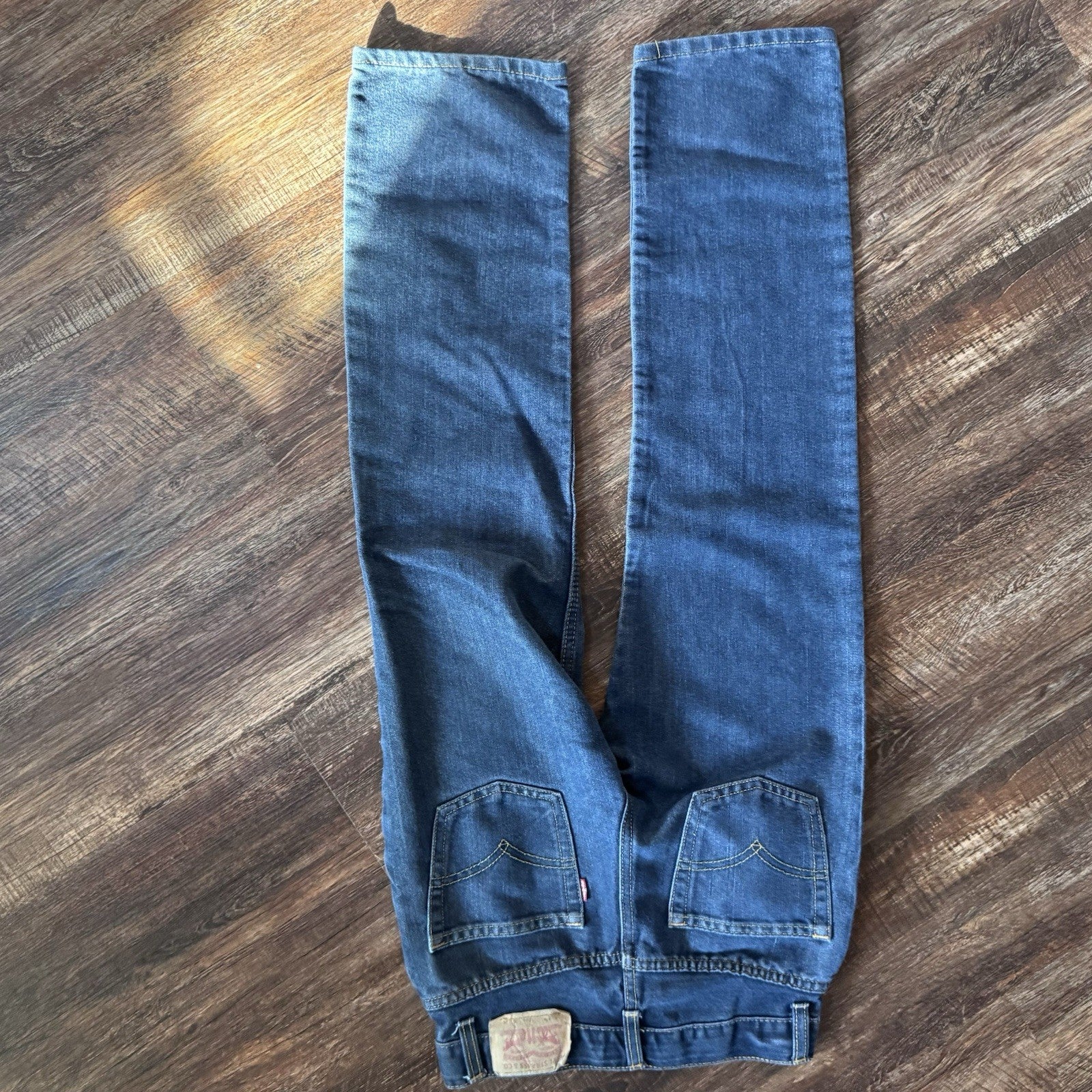 Levi’s 514 Straight Jeans Boys 12 Reg W26 L26 Blue Denim Made in Tanzania