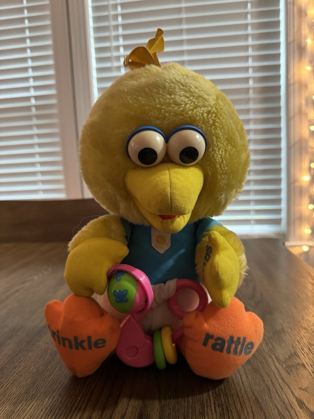 Playskool Baby 15” Big Bird Sesame Street Interactive Stuffed Animal Plush 1988