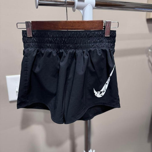 Nike One Swoosh HBR Mid-Rise Brief-Lined Shorts - Women's xs