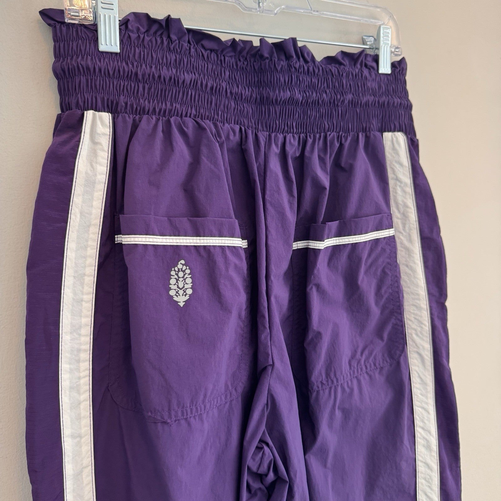 Free People FP Movement Women’s Small Dark Amethyst Wayside Jogger Pants NEW