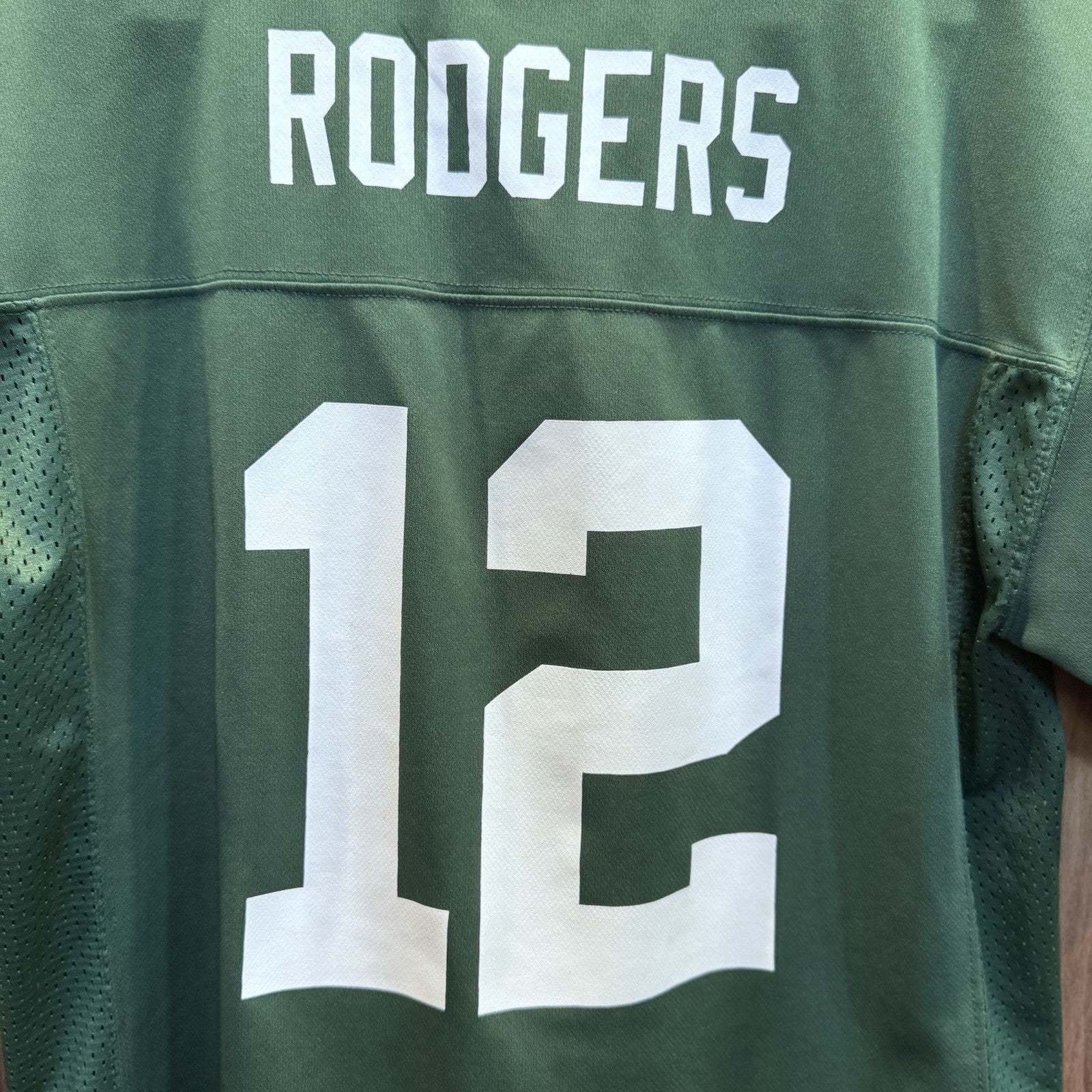 NFL Green Bay Packers Aaron Rodgers Youth Jersey Boys Large Nike On Field