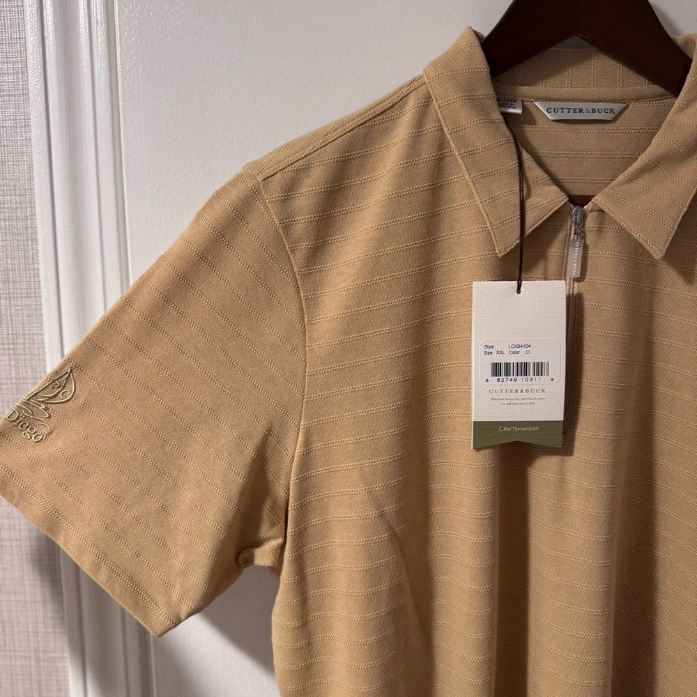 Cutter & Buck San Diego Zip Polo Shirt (XXL)