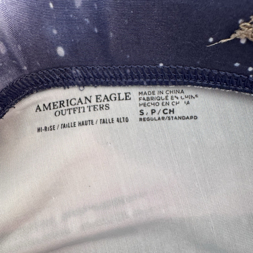 American Eagle Hi Rise Leggings Women’s Small Galaxy Star Print