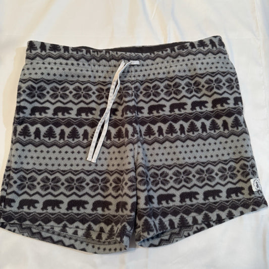 Chubbies Shorts Men's L Lounge Wear Bear Snowflake Tree Pattern Preppy Cotton