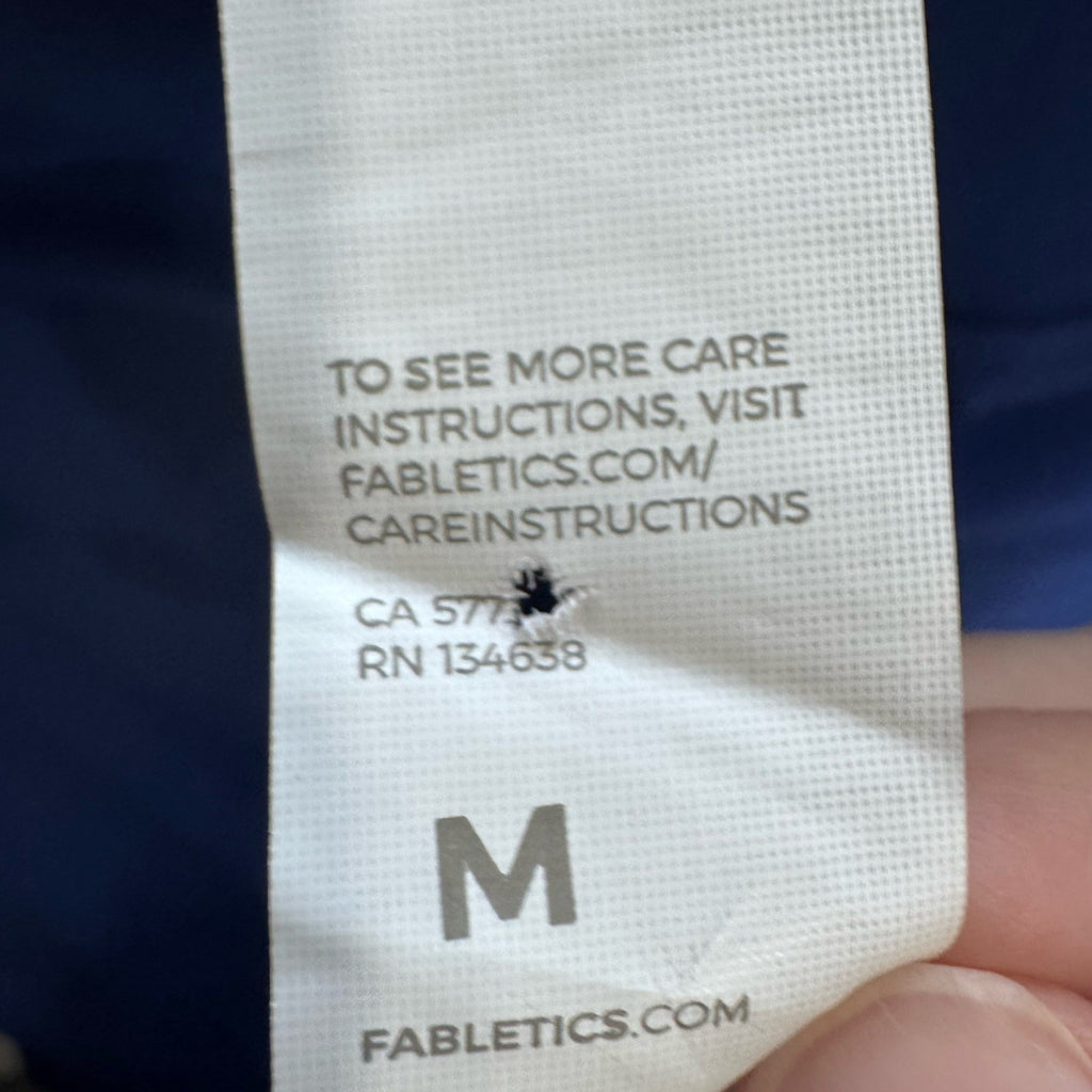 Fabletics SculptKnit Blue High Rise Leggings Women’s Medium Athletic