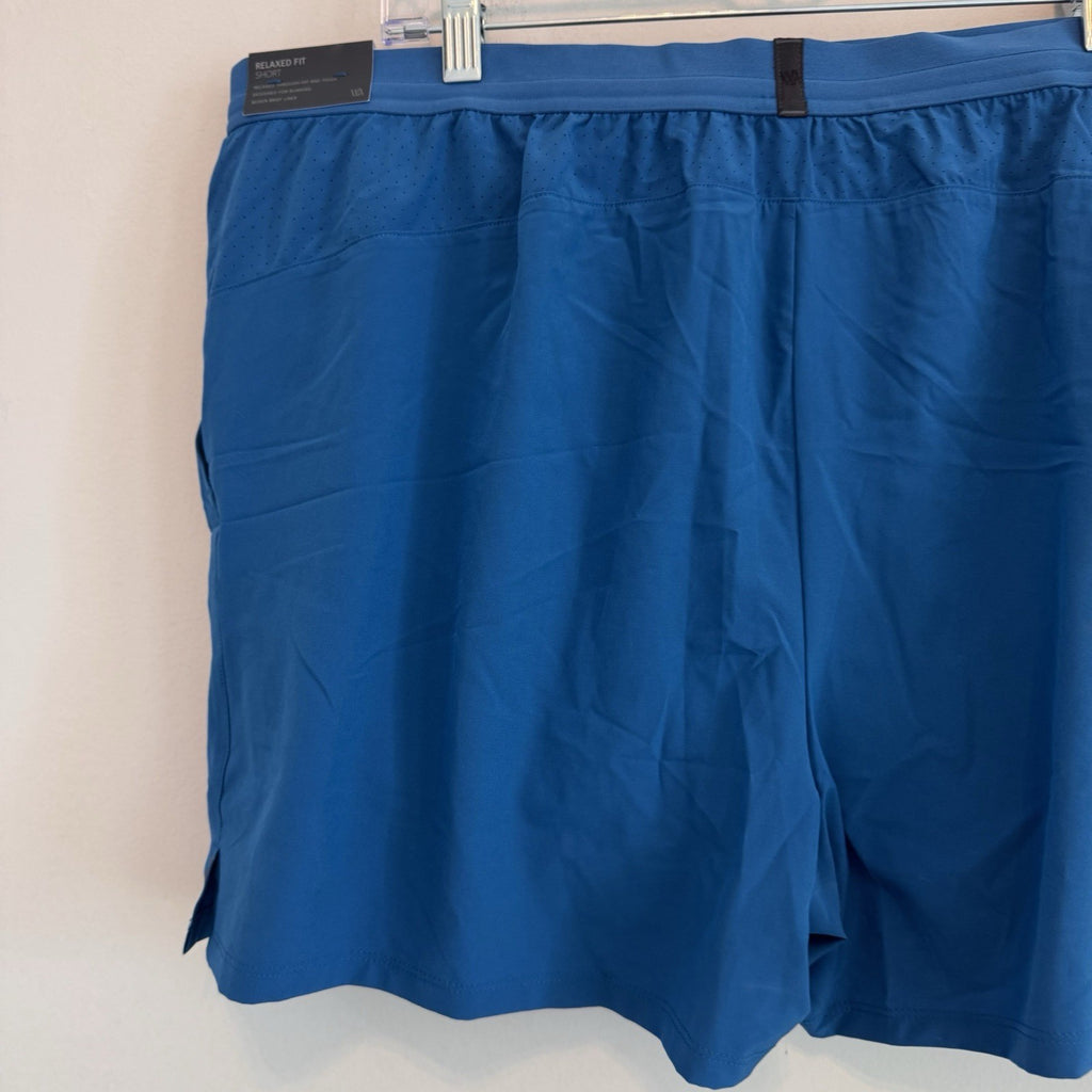 VRST Men's XXL 5" Accelerate Short Blue Tide NWT Lined Athletic Running 2XL 5in