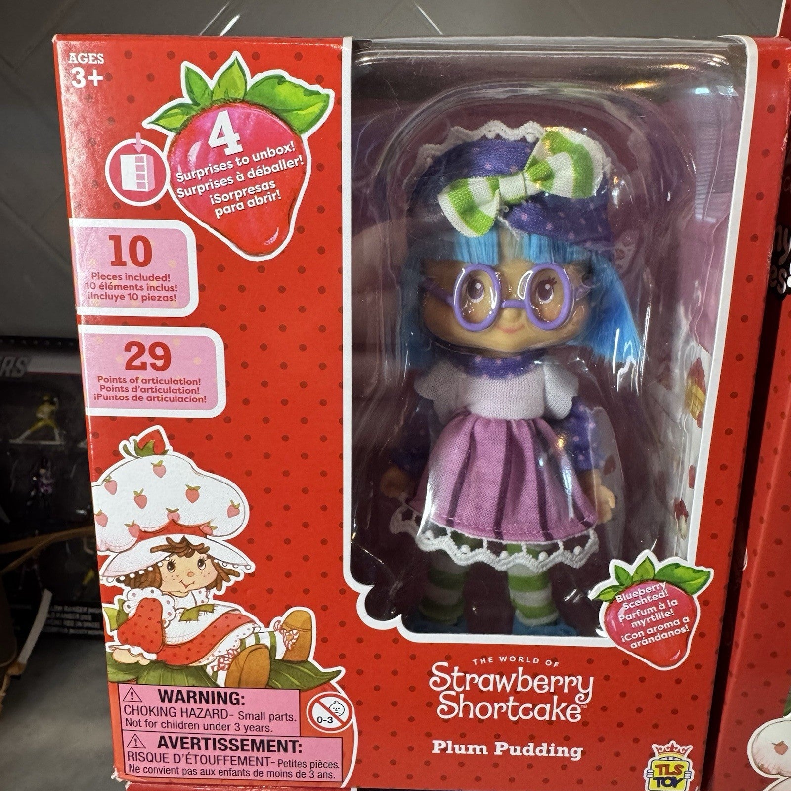 Strawberry Shortcake Doll & Teeny Tinies Lot Blueberry Muffin Plum Set