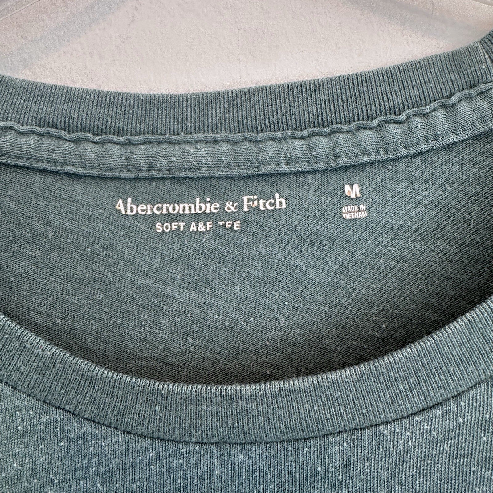 Abercrombie & Fitch Soft A&F Tee Blue Crew Neck T Shirt Men’s Medium