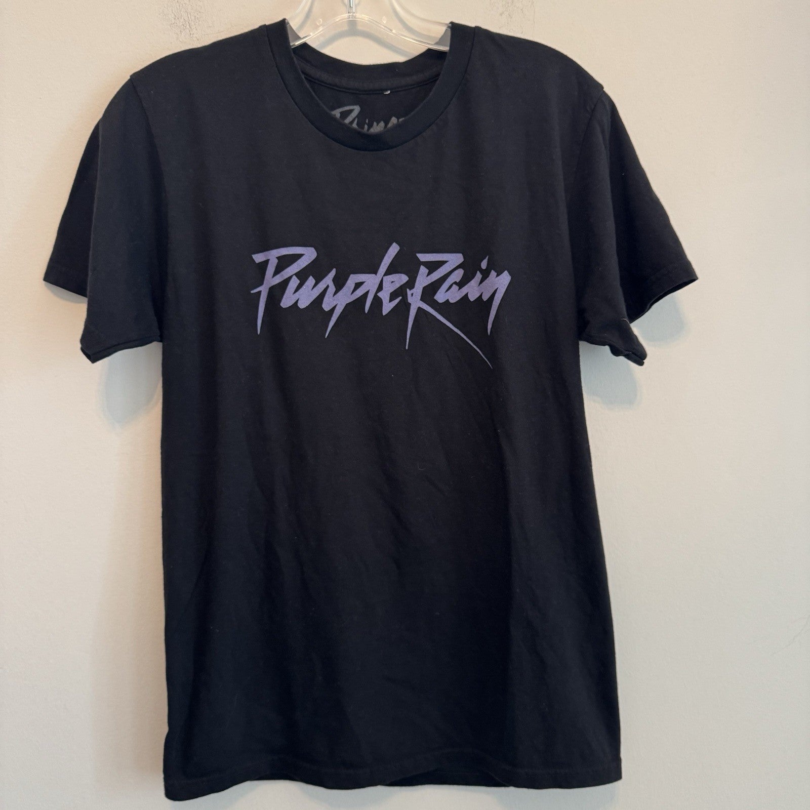 Prince Purple Rain T Shirt Mens Small Black Graphic Tee Official Music Artist