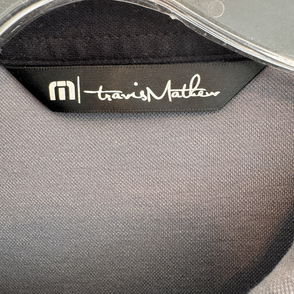 Travis Mathew Altitude Men’s XL Gray Pima Cotton Blend Golf Polo Shirt