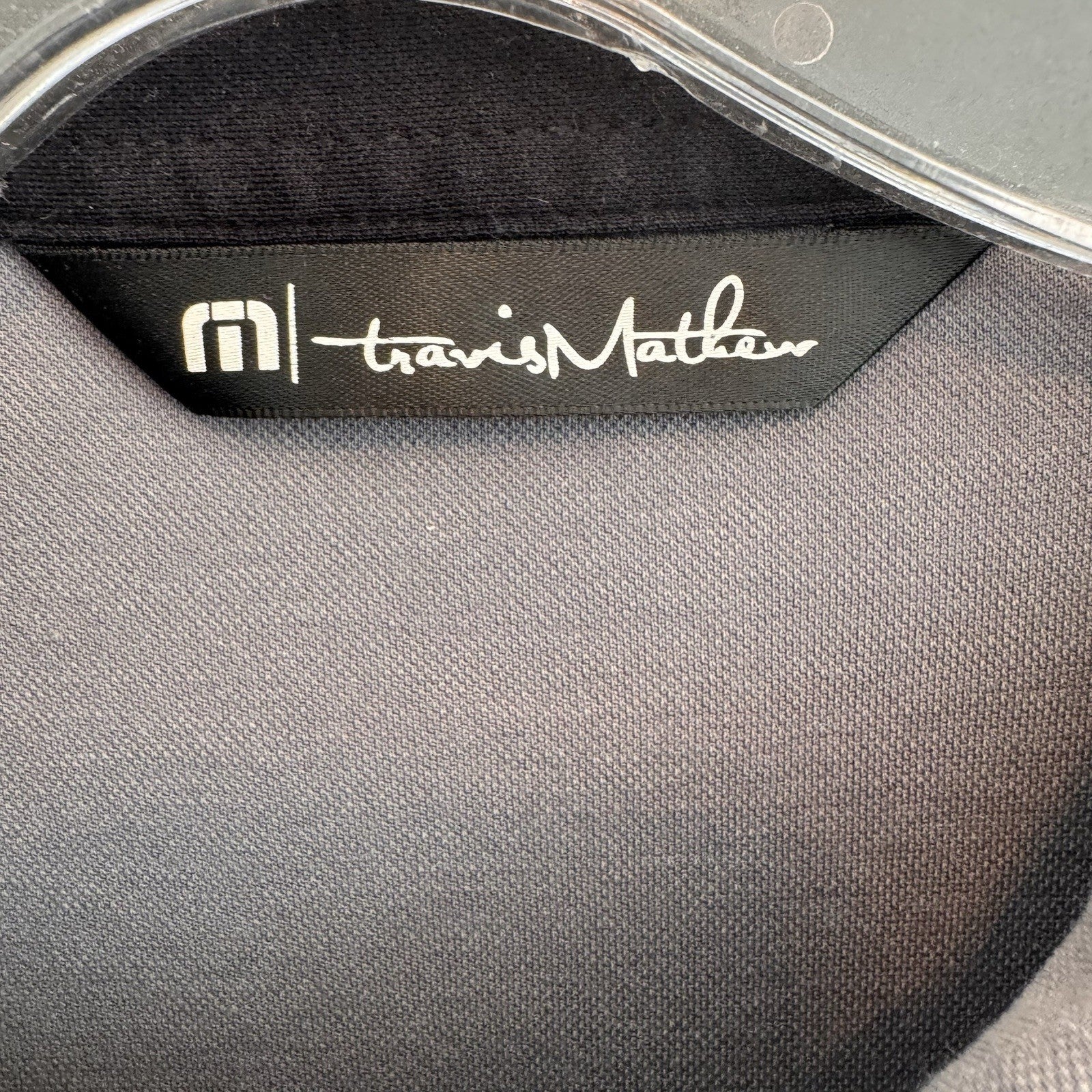 Travis Mathew Altitude Men’s XL Gray Pima Cotton Blend Golf Polo Shirt