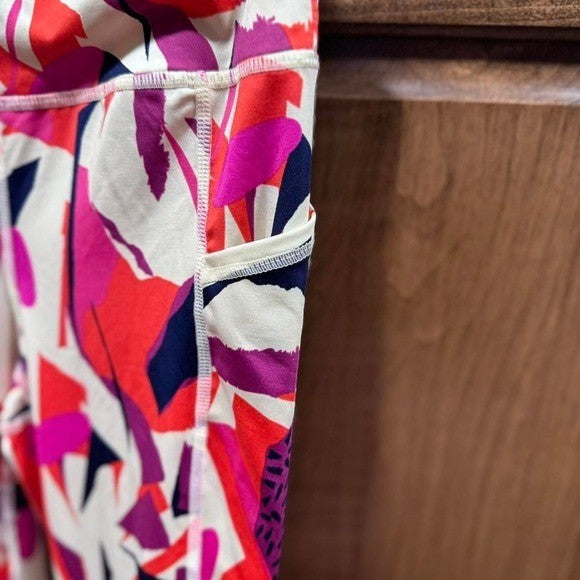 Bright Abstract Jdow Fitness Leggings - Size S