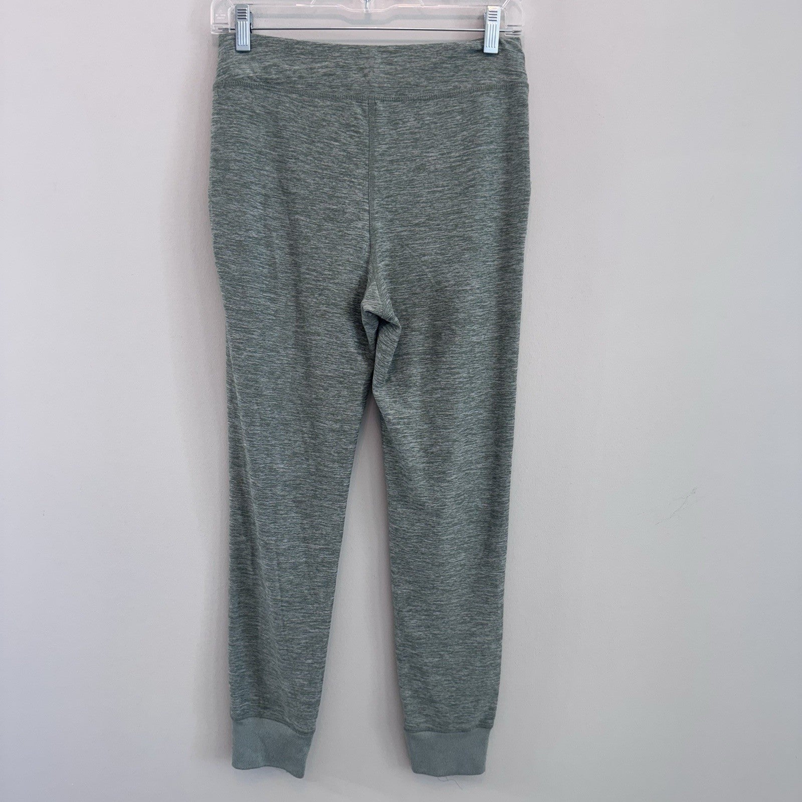 Nine West Active Heather Green Joggers Medium High Waisted Drawstring Sweatpants
