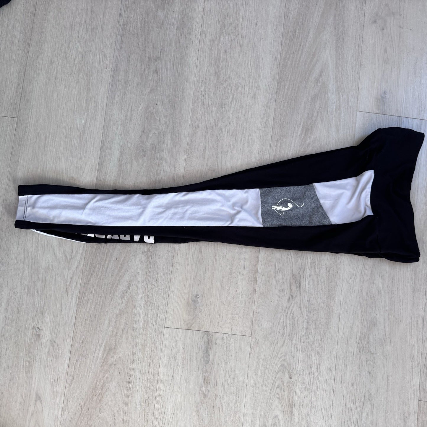 Baby Phat Logo Leggings Womens Small Black Colorblock Y2K Stretch Active