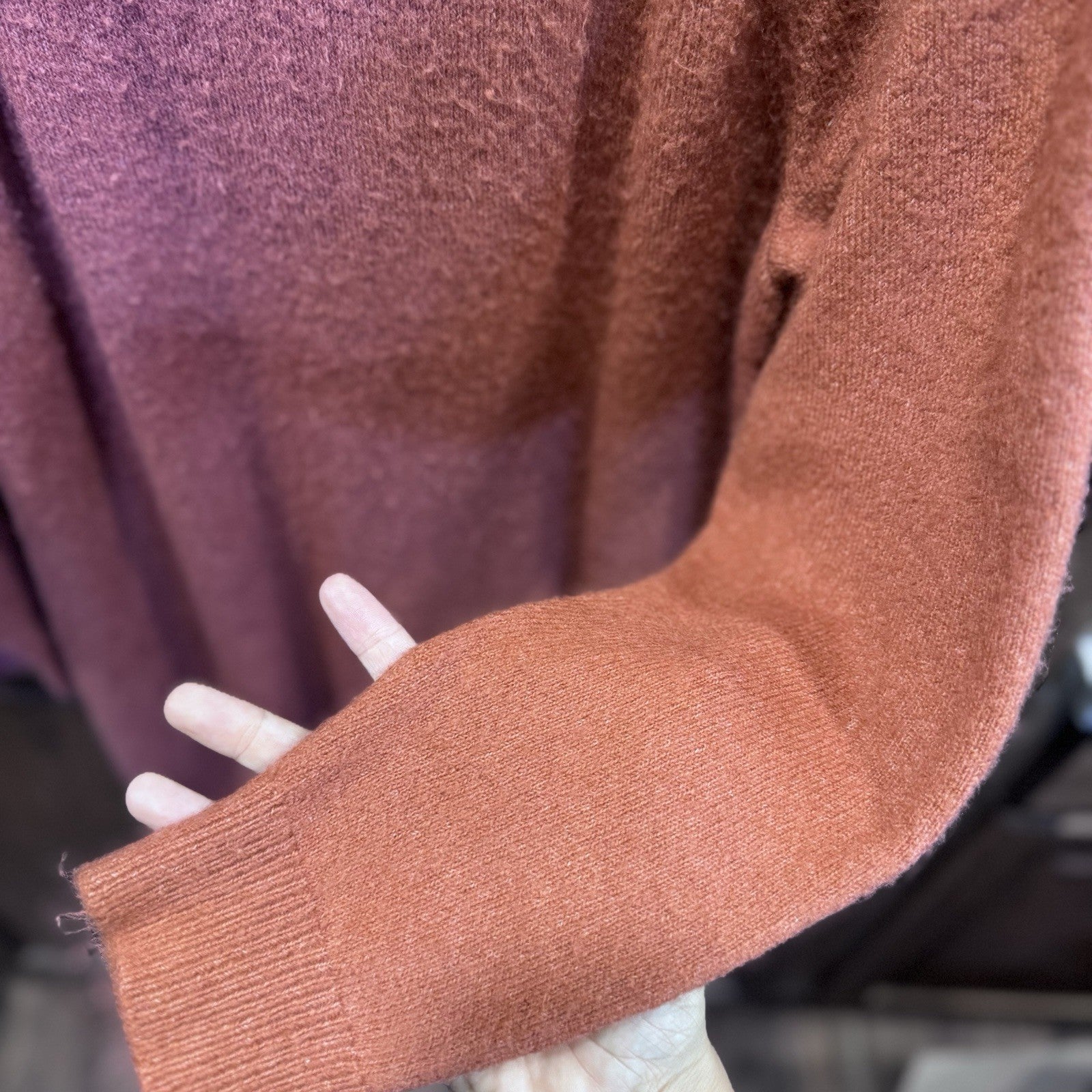 Express Rust Red Long Sleeve Sweater Dress Women’s Small – Soft Knit