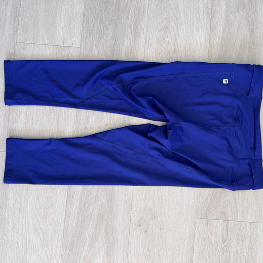 Fabletics Womens Blue High Rise Performance Leggings Pocket Size Small 