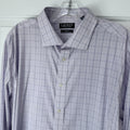 Lauren Ralph Lauren Women’s Slim Fit Dress Shirt SZ 18 Purple Check Stretch 2XL