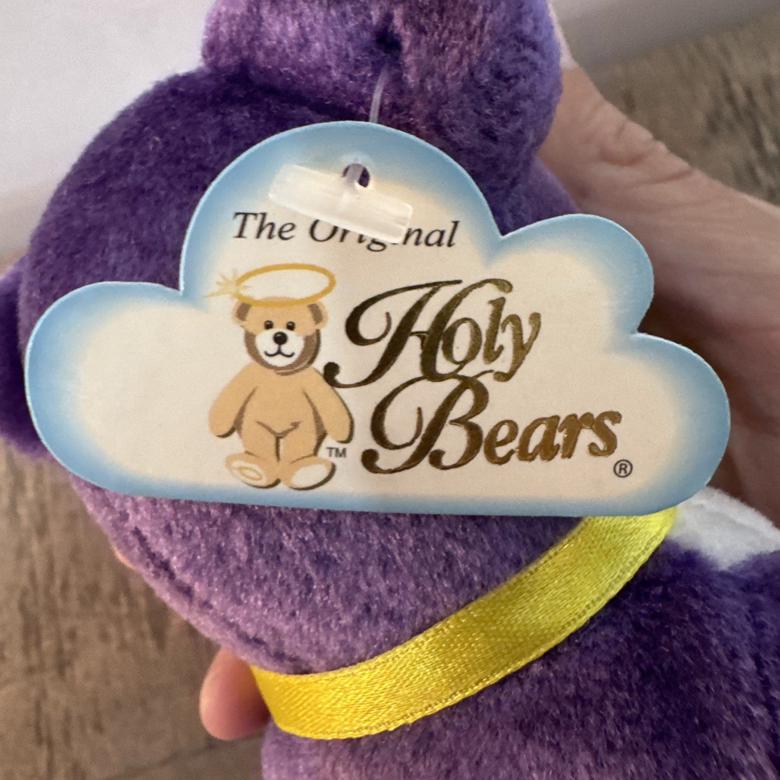 Holy Bears Lot of 2 Prayer of Jabez & Holy Bible Plush Bears 2000 2004 Tags VTG