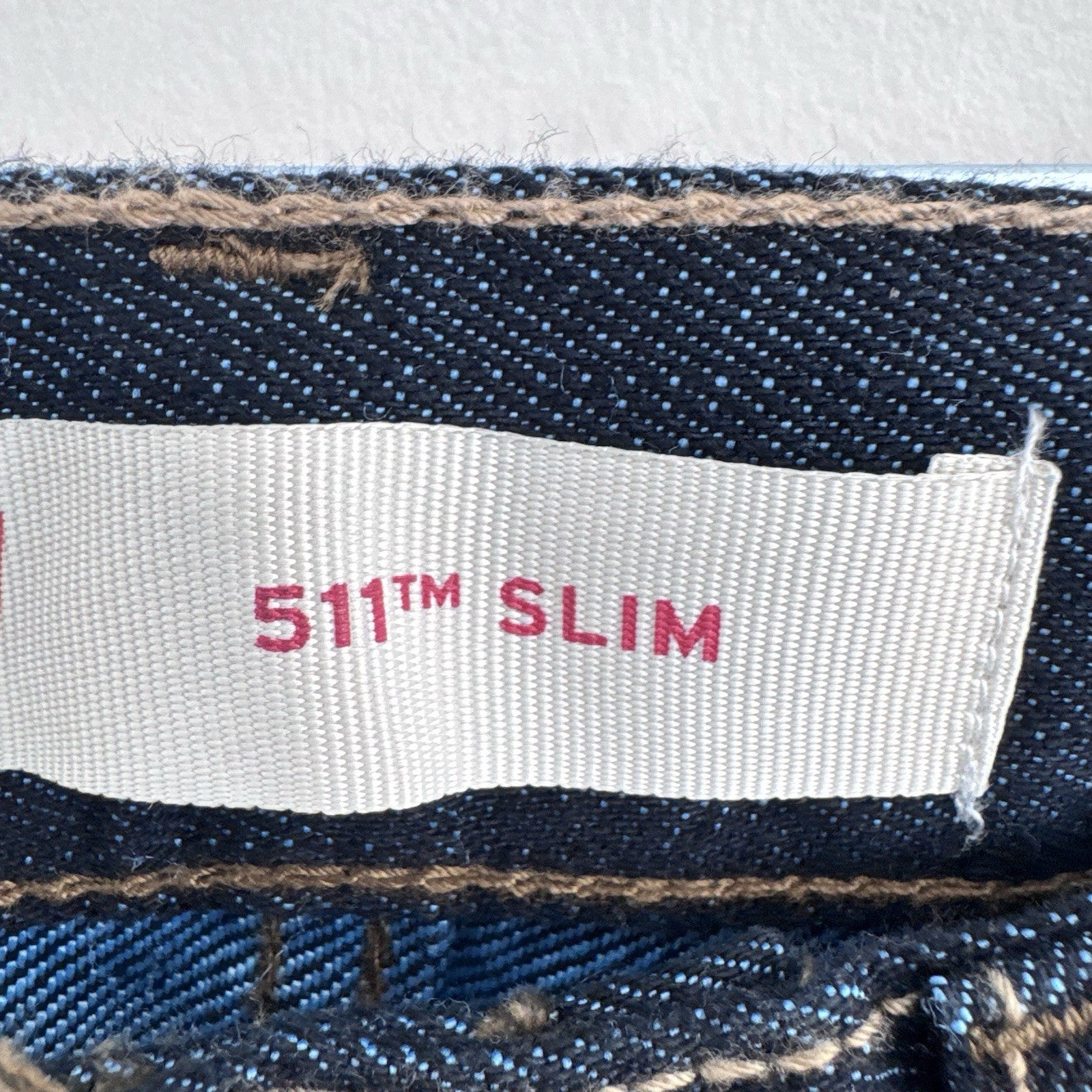 Levi’s 511 Slim Jeans Boys 8 Reg 24x22 Dark Wash NWT
