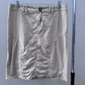 Copper Key Skirt Size 13 Khaki Stretch Casual Utility Style RN 39831
